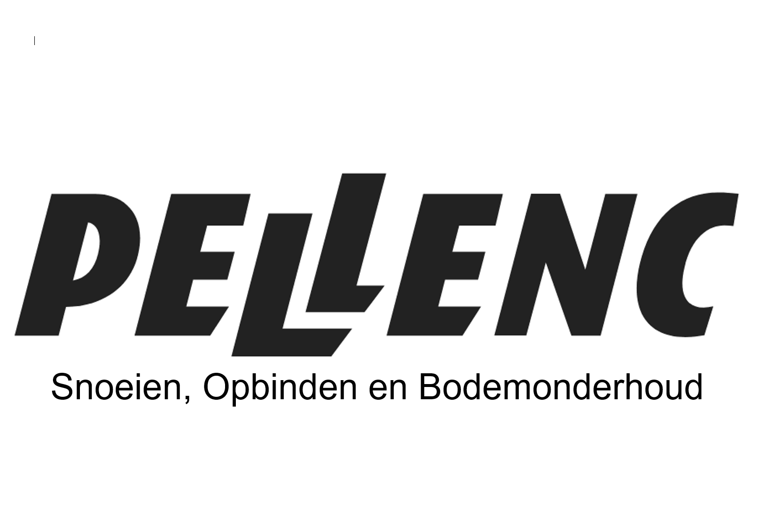 Pellenc Snoeien, Opbinden, Bodemonderhoud